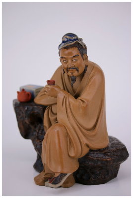 「陸羽品茶」劉炳作品