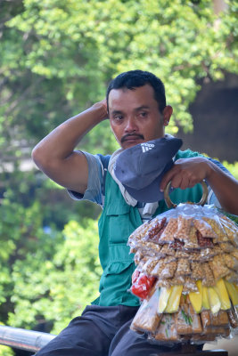 Roadside snack vendor
