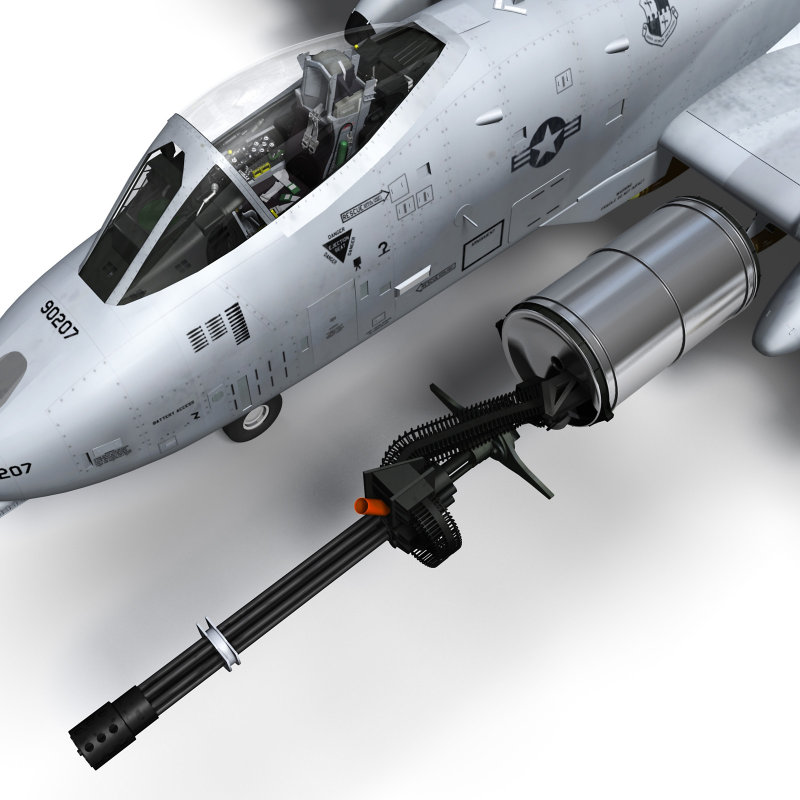 A-10C with Gatling gun