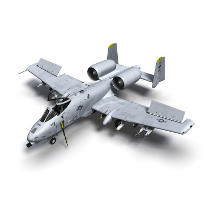 A-10C and movable control surfaces
