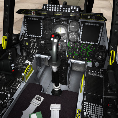 completed cockpit