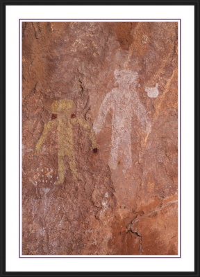South Fork Indian Pictograph Panel