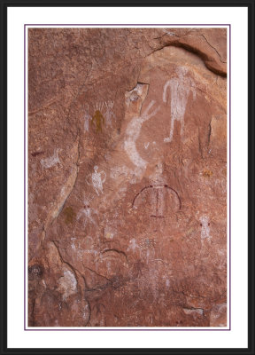 South Fork Indian Pictograph Panel