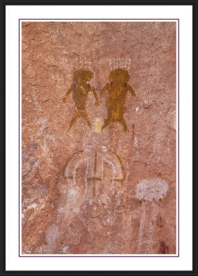 South Fork Indian Pictograph Panel