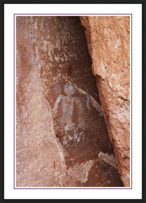 South Fork Indian Pictograph Panel