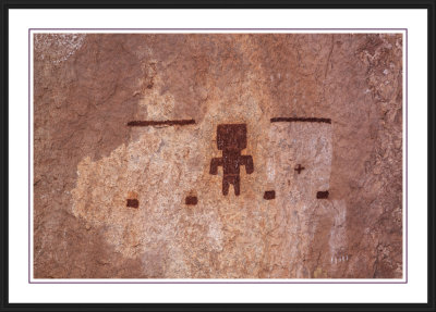 South Fork Indian Pictograph Panel