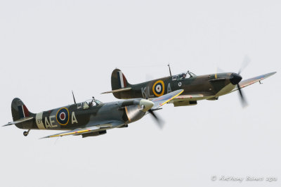 Spitfires EP120 and X4650