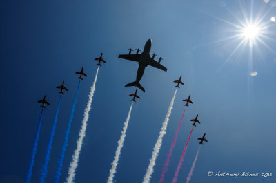 Red Arrows and Airbus A400M