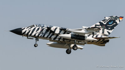German Airforce Tornado in Arctic Tiger scheme