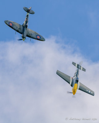 OFMC Spitfire and Mustang pair