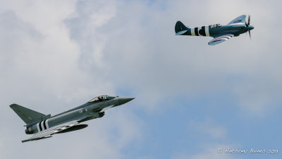 Spitfire and Typhoon Duo