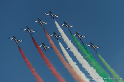 Italian Air Force MB339 PAN Frecce Tricolori Aerobatic Team