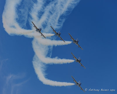 Italian Air Force MB339 PAN Frecce Tricolori Aerobatic Team