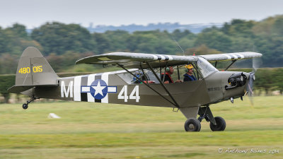 Piper J3 representing L-4H 44-480015 4-M