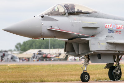 29 Squadron display Typhoon: taxiing