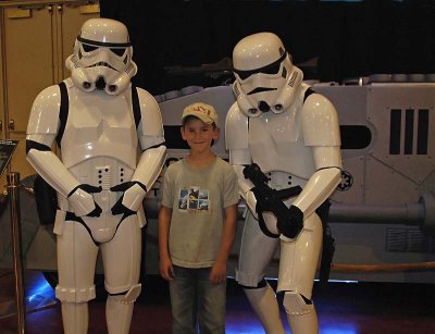 Posing with Storm Troopers