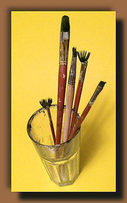 Glass of Brushes