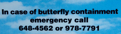 Butterfly Emergency!