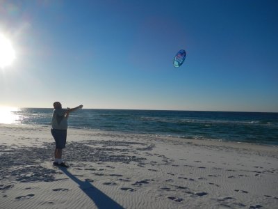 Matt and his new kite