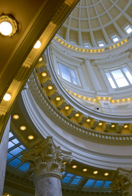 Idaho State Capitol Rotunda by Dave Churchill