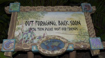 Foraging sign
