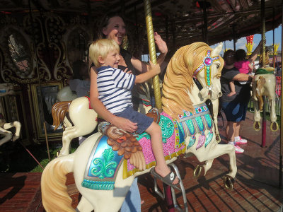 Carousel at the State Fair by Lana White