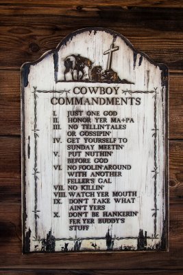 Cowboy Commandments