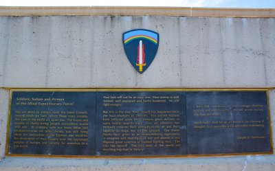 D-Day Memorial Sign
