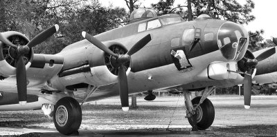 B-17 Black & White