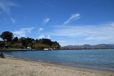 Aquatic Park and the Golden GateBridge