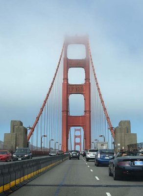 Golden Gate Bridge In Fog