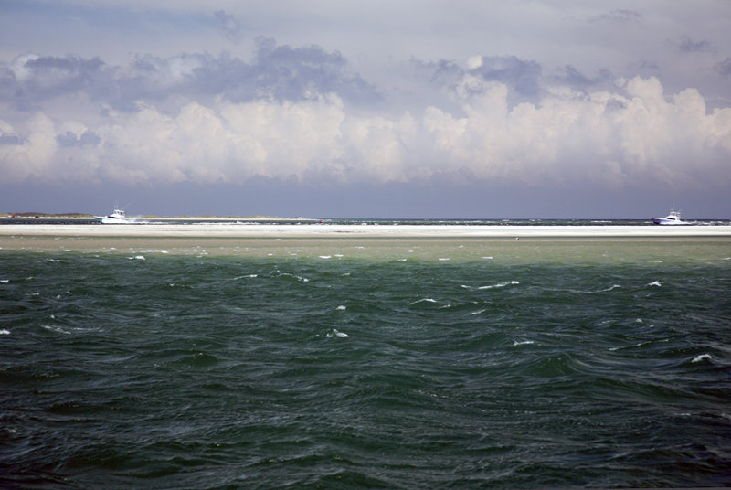 Crossing Hatteras Inlet-Returning Charter Boats