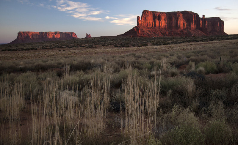 Great Light At Monument Valley