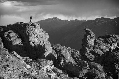 Looking At Longs Peak: Colorado