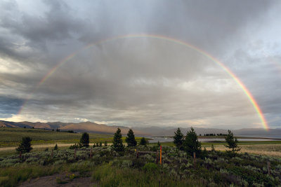 Rainbow Over Grand Lake And Shadow Lake