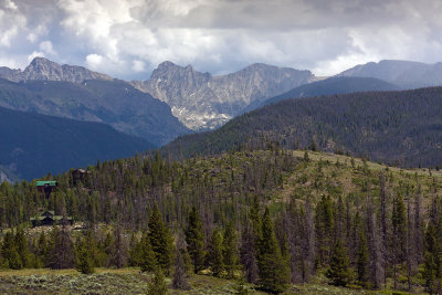 A View Of The Never Summer Mountains
