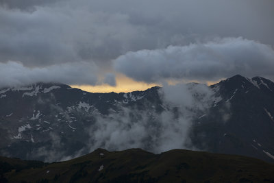 A Stormy Sunset From Trail Ridge Road: RMNP