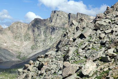 Rock Fields And Cliffs On Mt. Evans