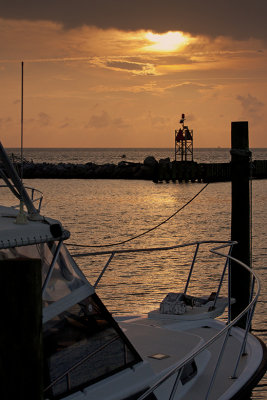 Sunset At Odens Dock copy