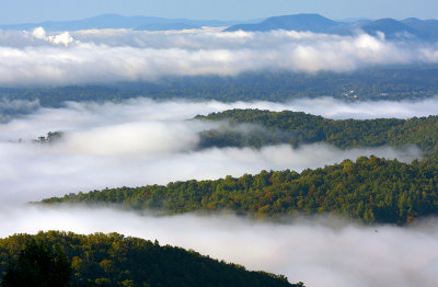 Low Clouds And Ground Fog