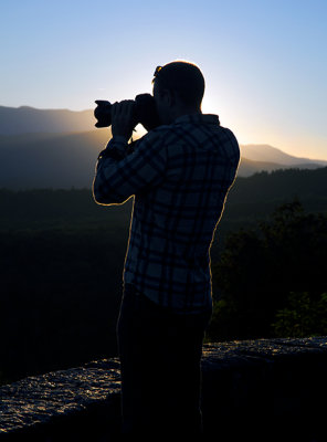 Photographing At Sunset