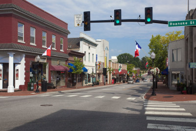 Roanoke And Main Street 