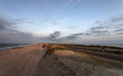 Looking South Towards Hatteras At Sunrise