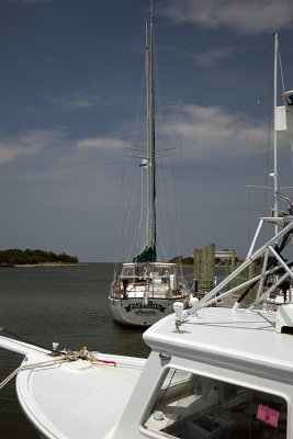 A View In Ocracoke Harbor