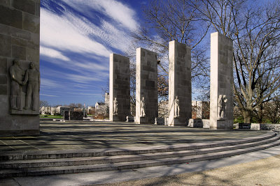 War Memorial -A Winter View