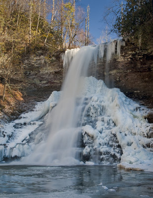 Cascades Falls- Little Stoney Creek In Winter 