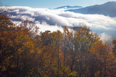 Morning Winds Blowing Mountain Clouds