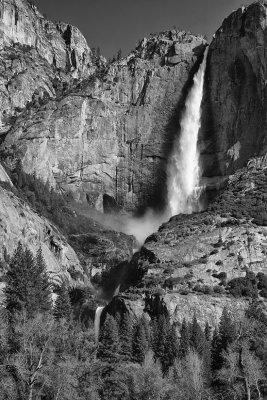 Upper And Lower Yosemite Falls- Yosemite National Park, California
