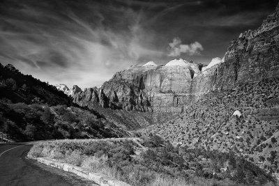 View From The Road, Zion National Park, Utah