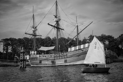 The Queen Elizabeth II, Manteo Harbor, North Carolina 